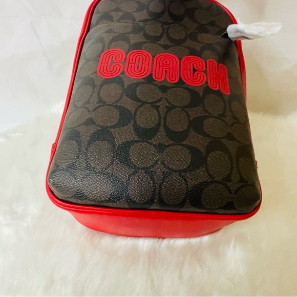 NWT Coach Westway backpack in Colorblock Signature Canvas with Coach Patch Sling - Picture 11 of 13